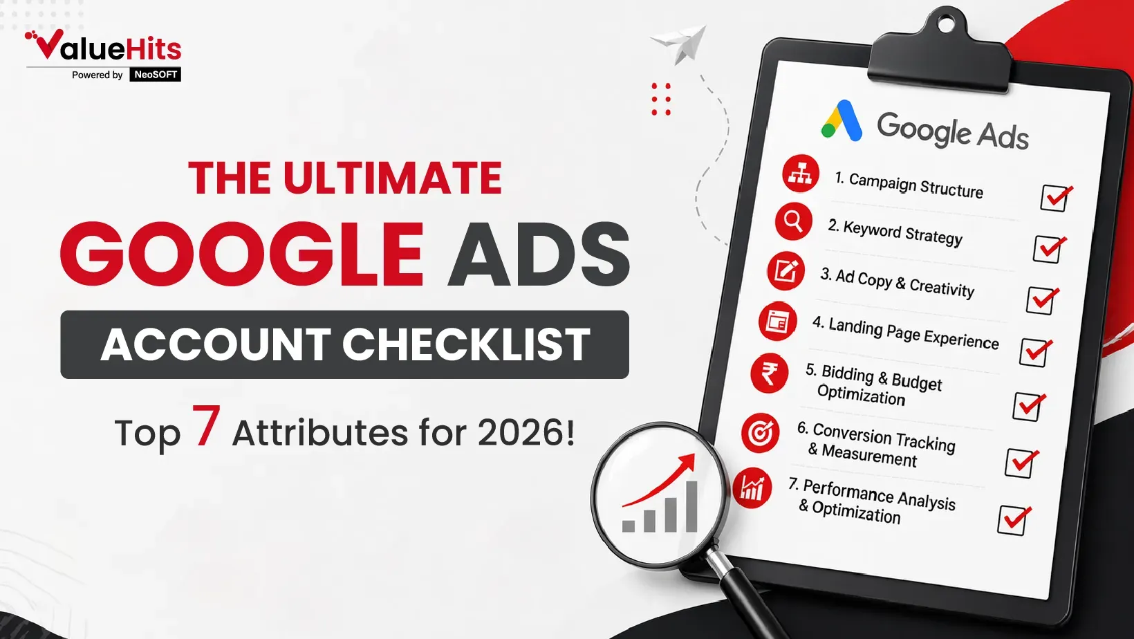 The Ultimate Google Ads Account Checklist : Top 7 Attributes for 2026!