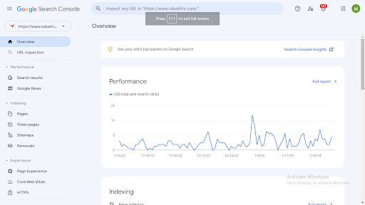 Setting up your Google Search Console